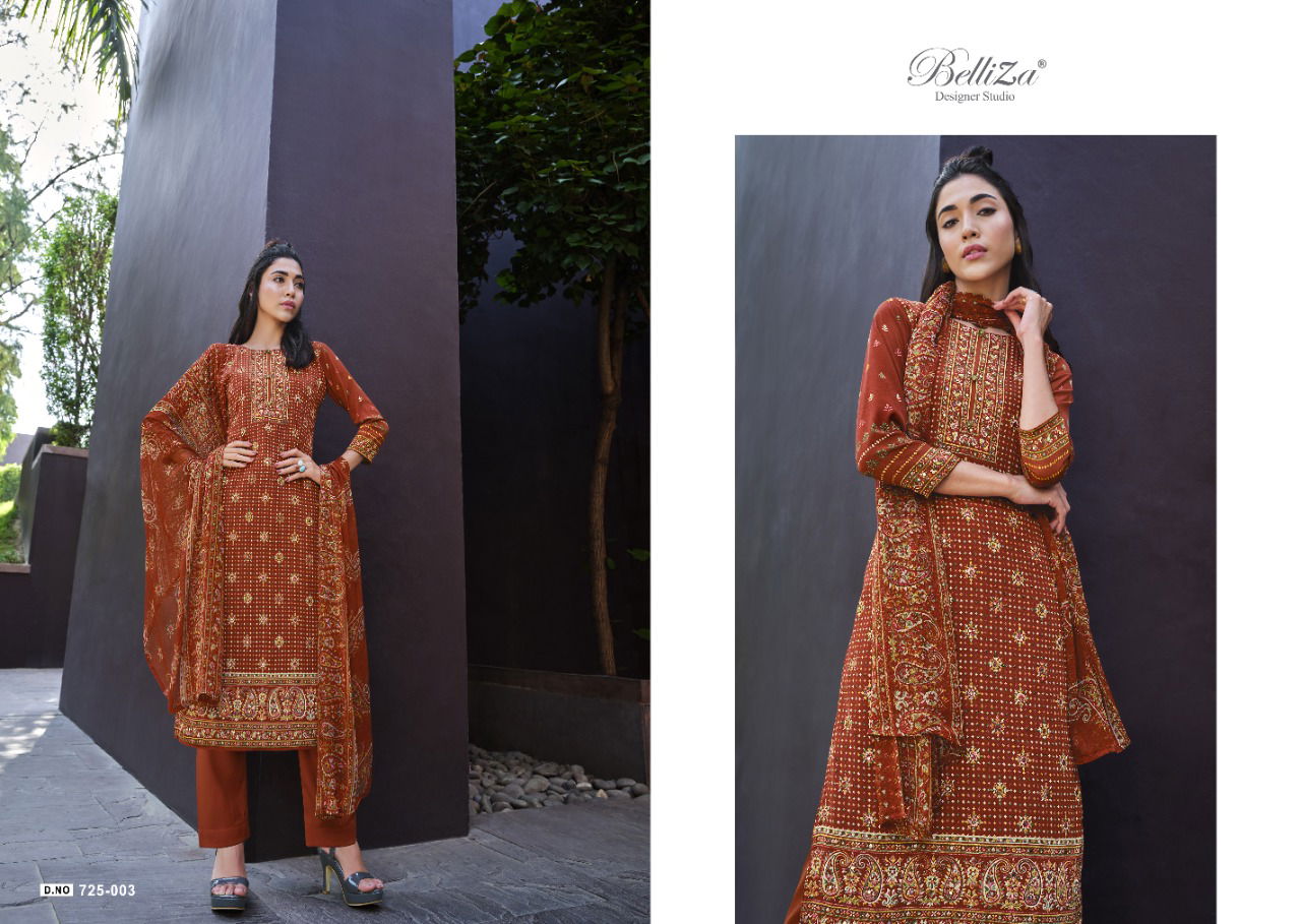 Belliza Shadows Printed Casual Wear Wholesale Dress Material Collection